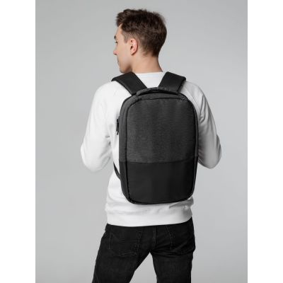 Рюкзак для ноутбука Campus, темно-серый с черным-6