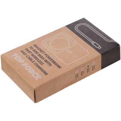 Магнитный беспроводной аккумулятор Top Force, 10 000 мАч, белый-8