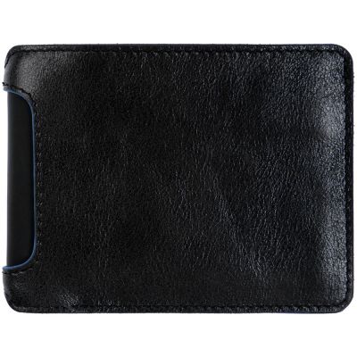 Портмоне Arrival, черное с синим-2