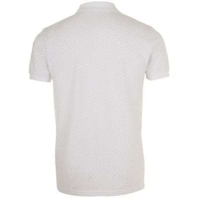 Рубашка поло мужская Brandy Men, белая с темно-синим-1