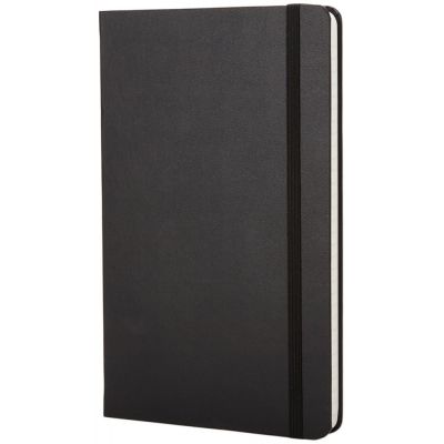 Записная книжка Moleskine Classic Large, в линейку, черная-0