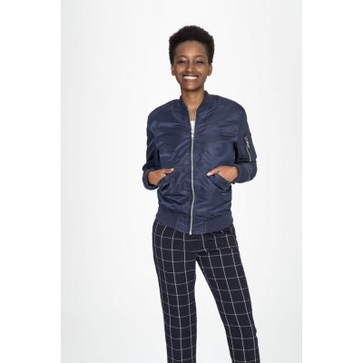 Куртка бомбер унисекс Rebel, черная-5