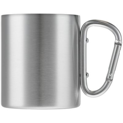 Кружка Trek, с серебристой ручкой-карабином-2