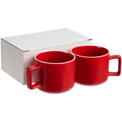 Коробка Couple Cup под 2 кружки, малая, белая-2