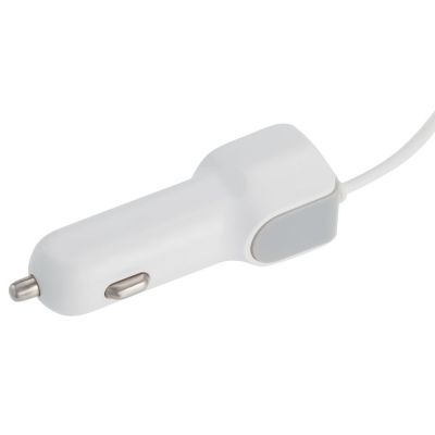 Автомобильное зарядное устройство High Ride, белое-3