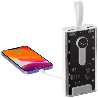 Аккумулятор Trellis Digital 10000 мАч, белый-5