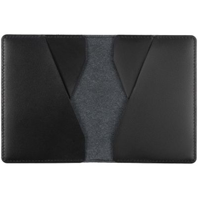 Обложка для паспорта inStream, черная-1