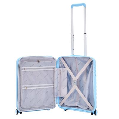 Чемодан Victoria S, голубой-4