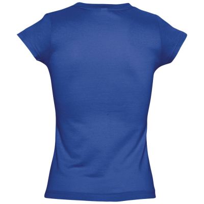 Футболка женская c V-образным вырезом Moon 150, ярко-синяя (royal)-1