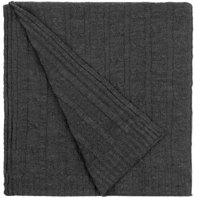 Плед Trenza, темно-серый-0