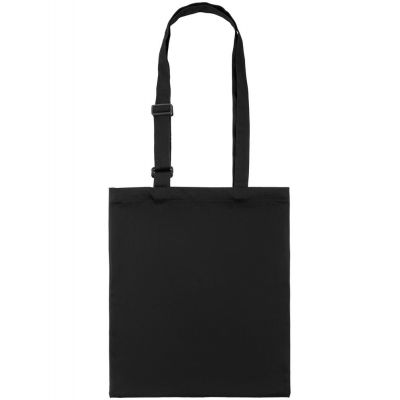 Сумка для покупок с регулируемыми ручками Leta, черная-3