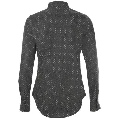 Рубашка женская Becker Women, темно-серая с белым-1