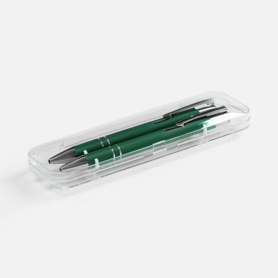 Набор из 2 ручек Keskus Soft Touch, зеленый-2