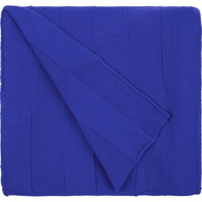 Плед Rombus, синий (василек)-1