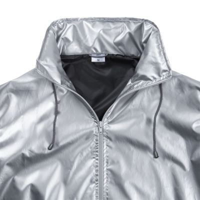 Ветровка Unit Flash, серебристая-3