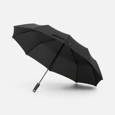 Зонт складной Regenfall, черный-0