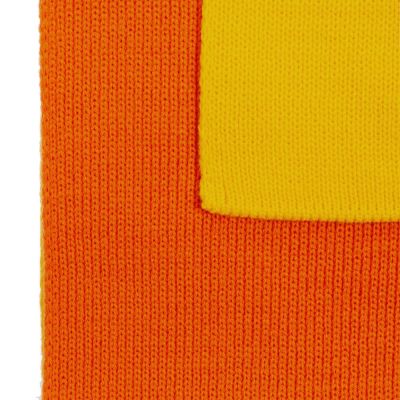 Шарф Real Talk Duo, желтый с апельсиновым-2