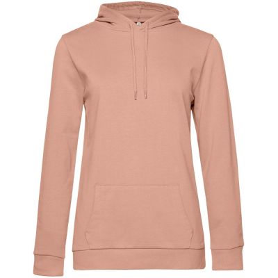 Толстовка с капюшоном женская Hoodie, бежевая (nude)-0