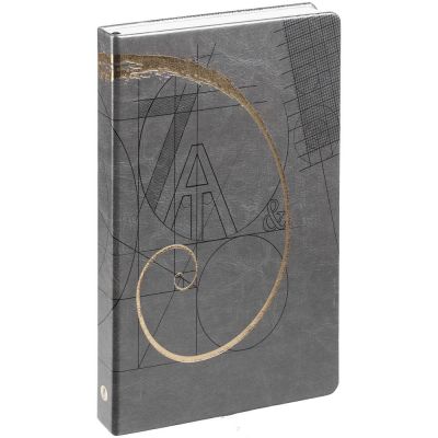 Ежедневник «Буквы-цифры», недатированный, серый-1