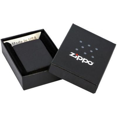 Зажигалка Zippo Classic Matte, матовая черная-2