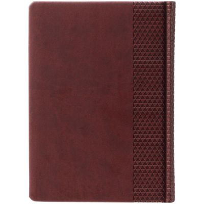 Ежедневник Brand, недатированный, бордовый-1