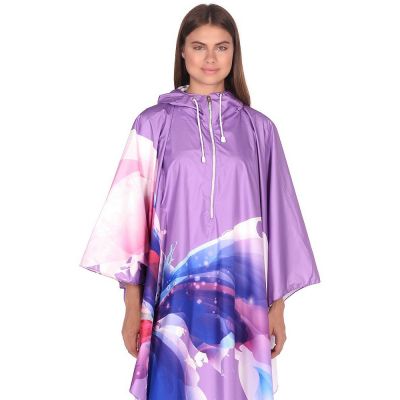 Дождевик-пончо AquaStop взрослый на заказ, разноцветный, единый размер-2