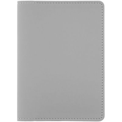 Обложка для паспорта Shall Simple, серый-0