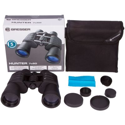 Бинокль Hunter 7x, линзы 50 мм-4