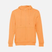 Толстовка мужская на молнии с капюшоном Amsterdam, светло-оранжевая