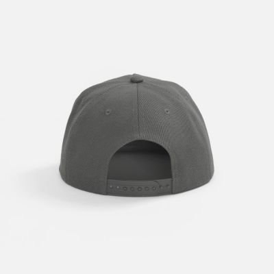 Бейсболка Epicore с прямым козырьком, серая-3