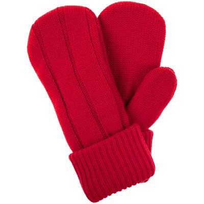 Варежки Knit Beat, красные-1