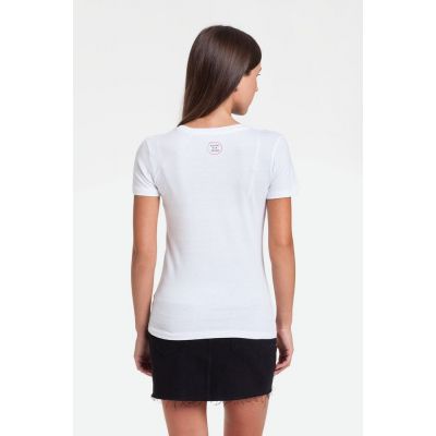 Футболка женская «Давай возьмемся за руки», белая-4