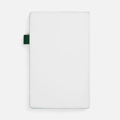 Ежедневник White Shall, недатированный, бело-зеленый-1