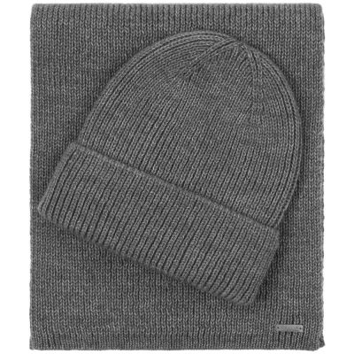 Шарф Bernard, серый меланж-7