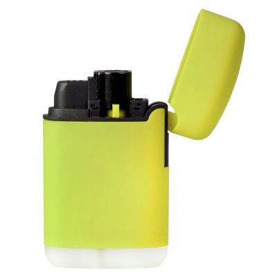 Зажигалка Zenga, турбо, многоразовая, желтая-1