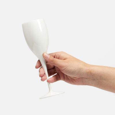 Бокал для шампанского Empresa, белый-1