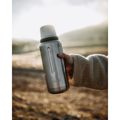 Термос Flask 1000, вакуумный, стальной матовый-7