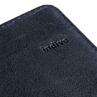 Футляр для карточек inCase, серый с синий-5