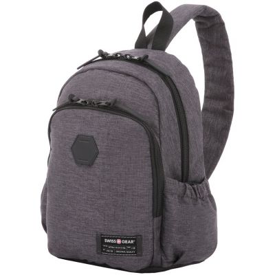 Рюкзак на одно плечо Swissgear Grey Heather, серый-0