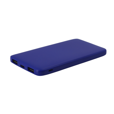 Внешний аккумулятор Bplanner Power 1 ST, софт-тач, 5000 mAh (Синий)-0
