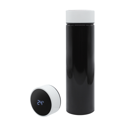 Термос Reactor duo black с датчиком температуры (черный с белым)-0