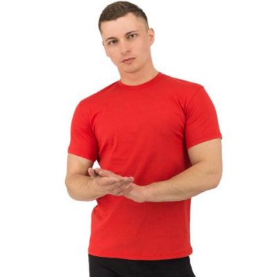 Футболка Star, мужская (красный, 3XL)-0