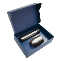 Набор Hot Box С металлик blue (стальной)