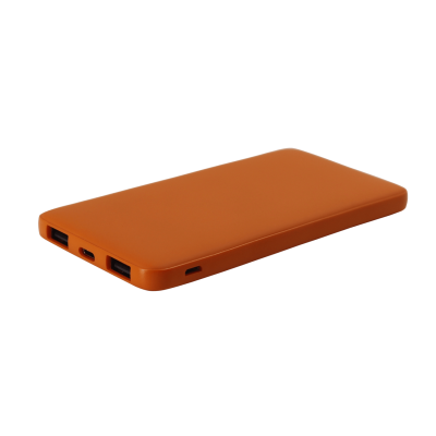 Внешний аккумулятор Bplanner Power 1 ST, софт-тач, 5000 mAh (Оранжевый)-0