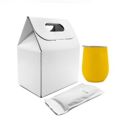 Набор Coffee Box c кофером софт-тач CO12s (желтый)-0