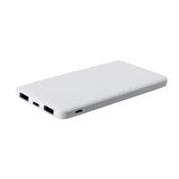 Внешний аккумулятор Bplanner Power 1 ST, софт-тач, 5000 mAh (белый)