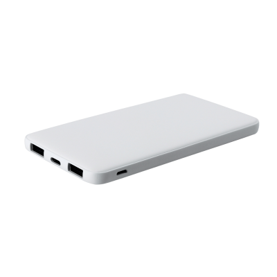 Внешний аккумулятор Bplanner Power 1 ST, софт-тач, 5000 mAh (Белый)-0