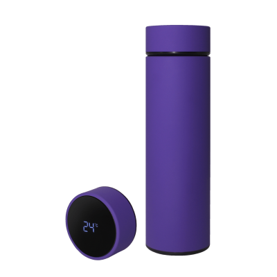 Термос Reactor софт-тач с датчиком температуры (фиолетовый)-0