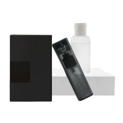 Набор антисептиков для рук REFILLABLE Black, 60 мл  (черный)-0