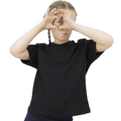 Футболка Star Kids, детская (черная, 6 лет)-0